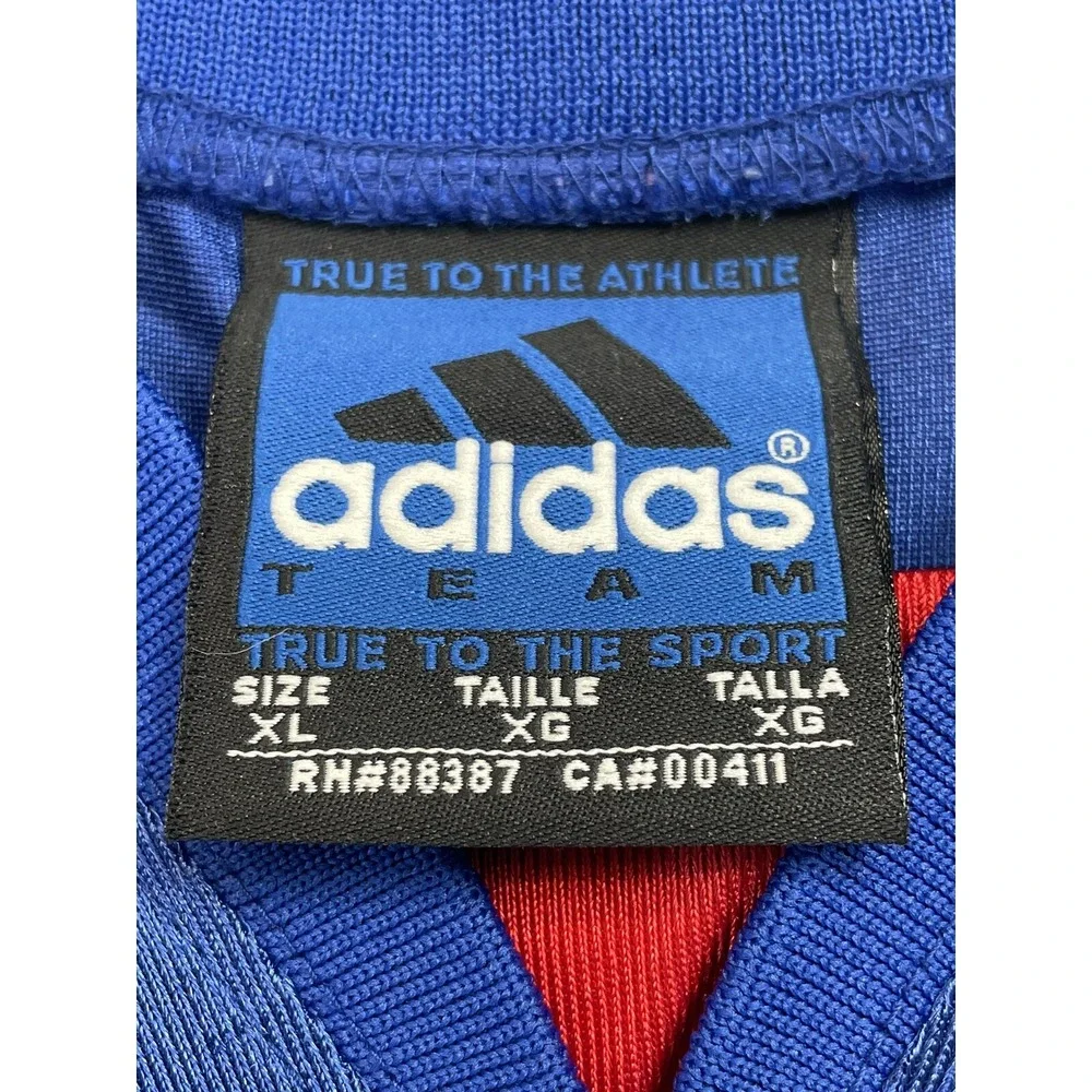 JASON SEHORN New York Giants‎ Adidas Sz XL Blue Jersey (B13) Vintage EUC